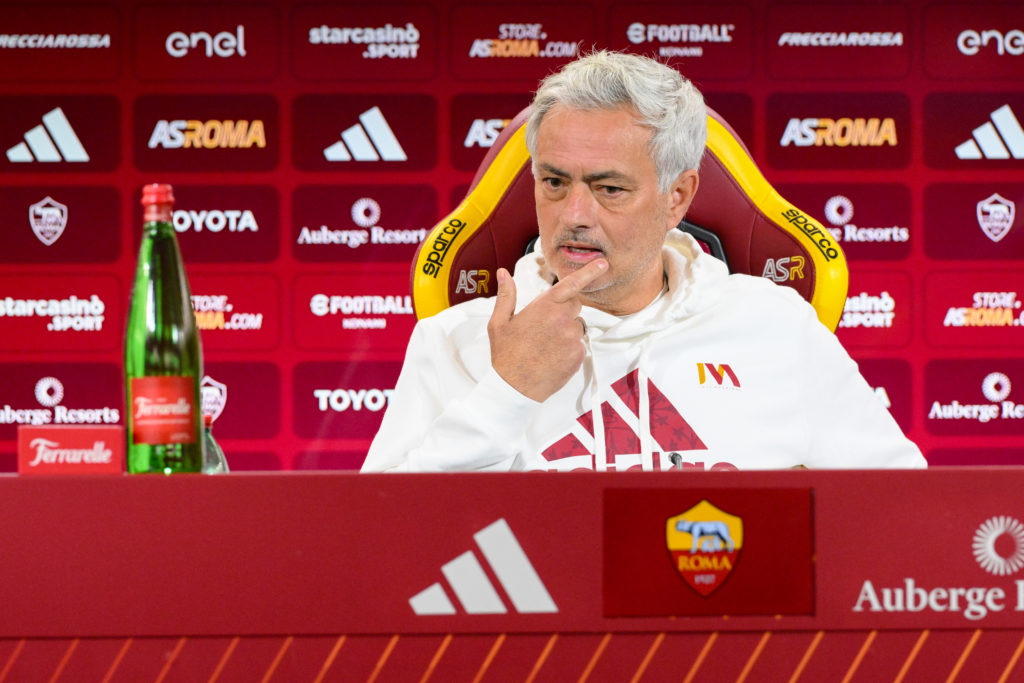 AS Roma Training Session & Press Conferenza