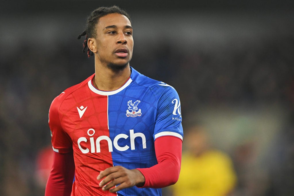 Crystal Palace's Michael Olise during the Premier League match between Crystal Palace and Sheffield United at Selhurst Park on January 30, 2024 in...