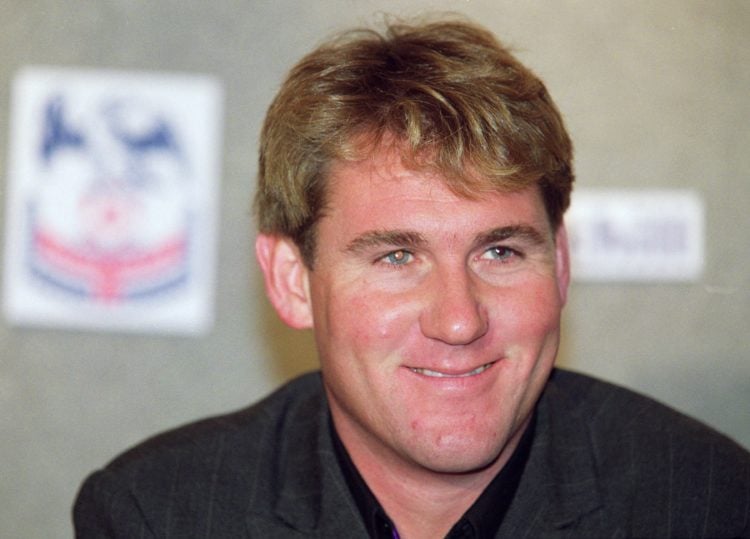 Crystal Palace chairman Simon Jordan answers questions during a press conference held to announce Trevor Francis being named manager at Selhurst Pa...