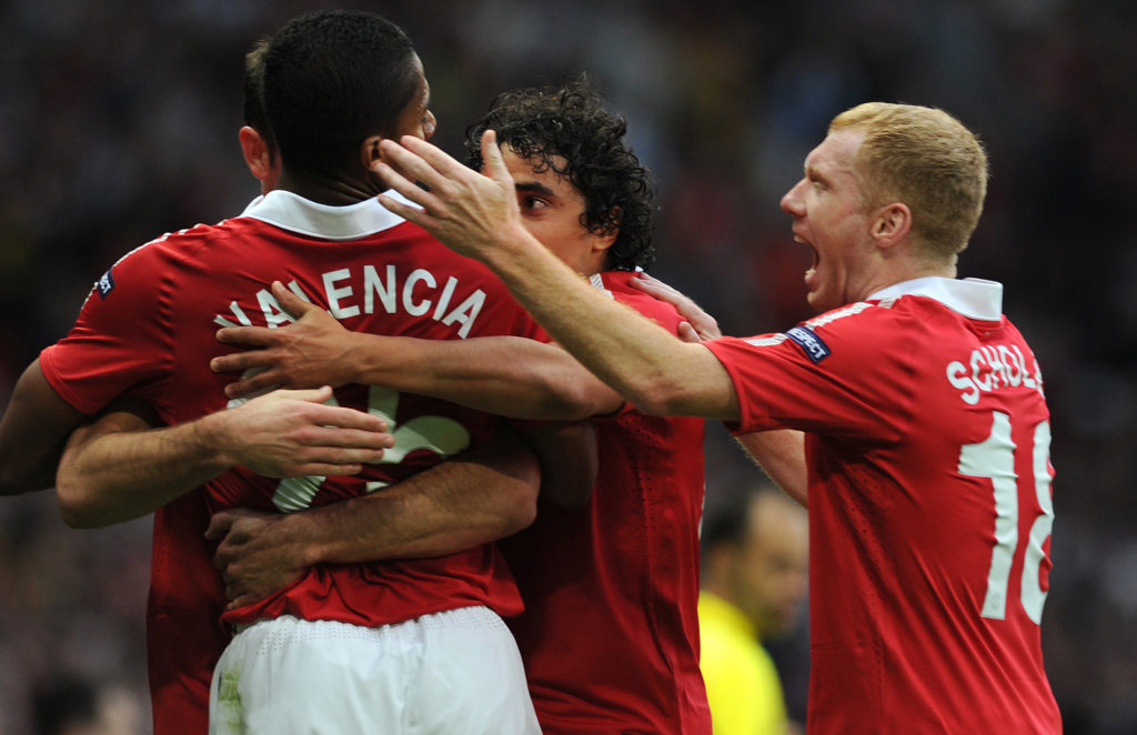 Manchester United's Ecuador midfielder A