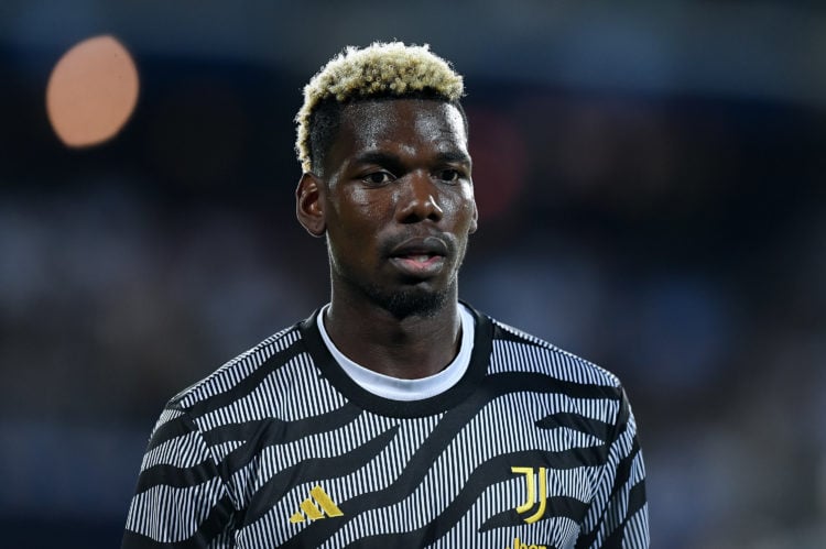 Paul Pogba of Juventus FC looks on during the Serie A Tim match between Empoli FC and Juventus FC at Stadio Carlo Castellani on September 3, 2023 i...