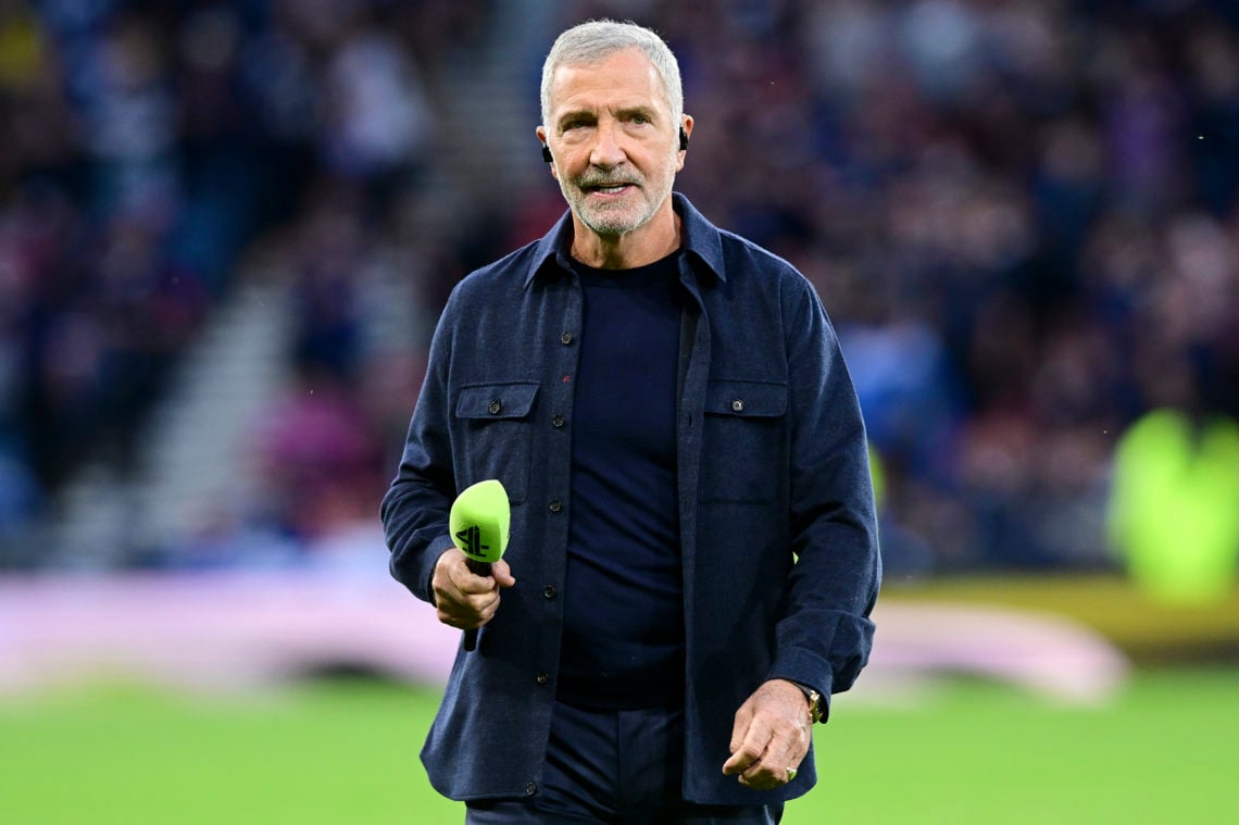 Graeme Souness TV Pundit working for Channel 4 before the 150th Anniversary Heritage Match between Scotland and England at Hampden Park on Septembe...