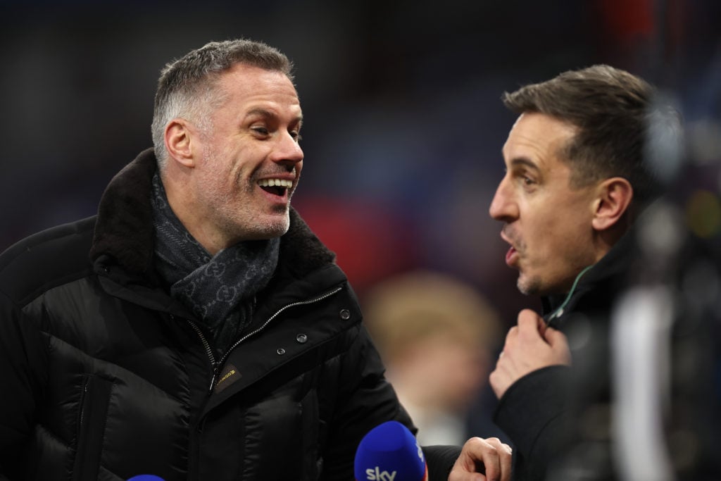 Jamie Carragher Instantly Trolls Gary Neville After 'shocked' Man Utd ...