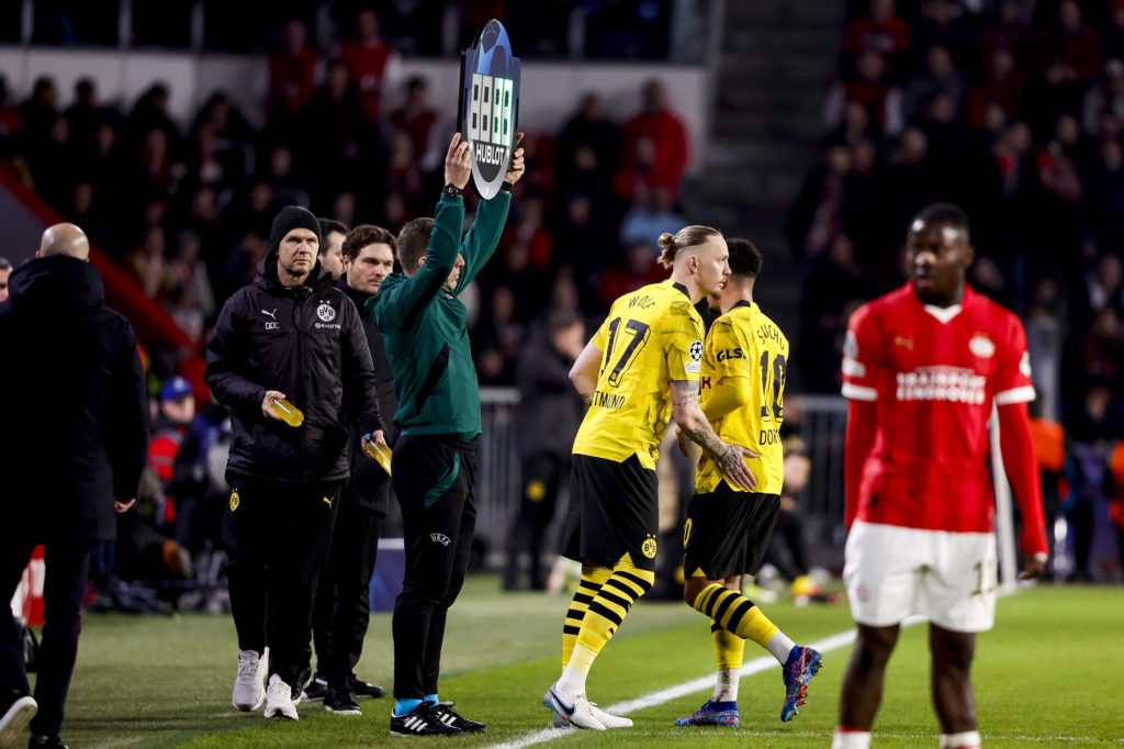 PSV Eindhoven v Borussia Dortmund: Round of 16 First Leg - UEFA Champions League 2023/24