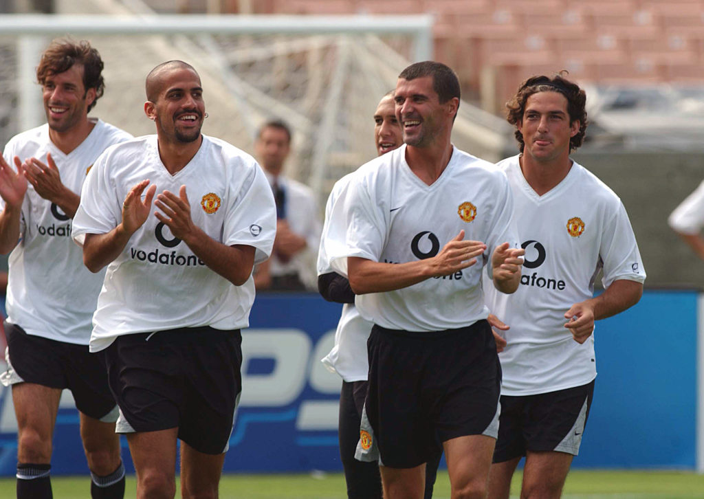 Manchester United training