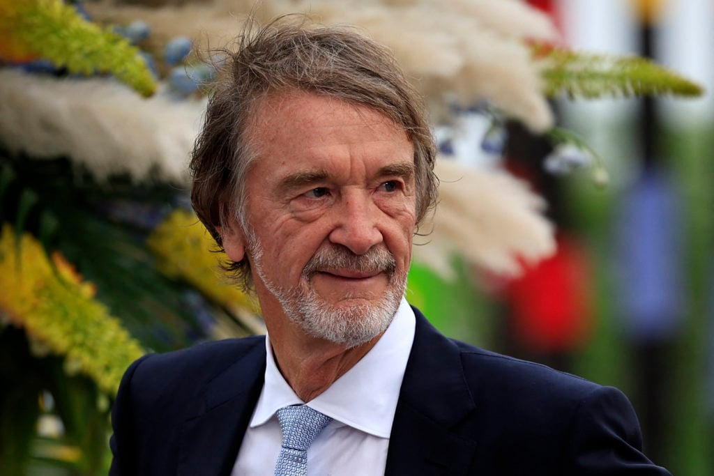 British INEOS Group chairman Jim Ratcliffe poses upon his arrival for the 73rd edition of the Red Cross Gala at the Casino in Monte Carlo on July 1...