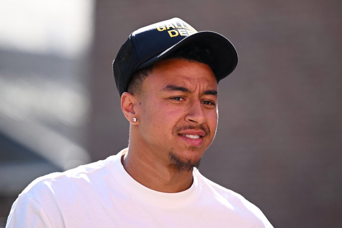 Jesse Lingard of Nottingham Forest arrives at the stadium prior to the Premier League match between Nottingham Forest and Arsenal FC at City Ground...