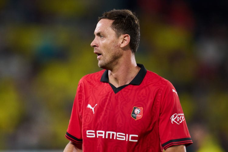 Nemanja Matic of Stade Rennais FC looks on during the UEFA Europa League Group F match between Villarreal CF and Stade Rennais FC at Estadio de la ...