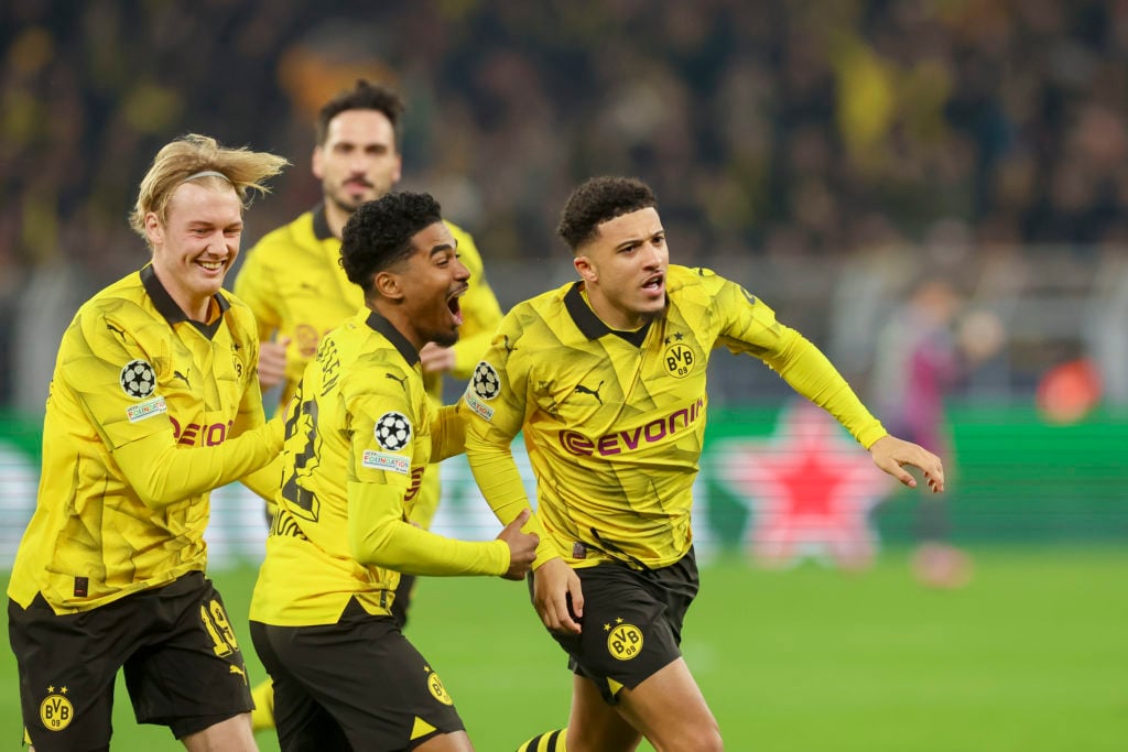 Jadon Sancho sends message after Champions League goal, Manchester ...