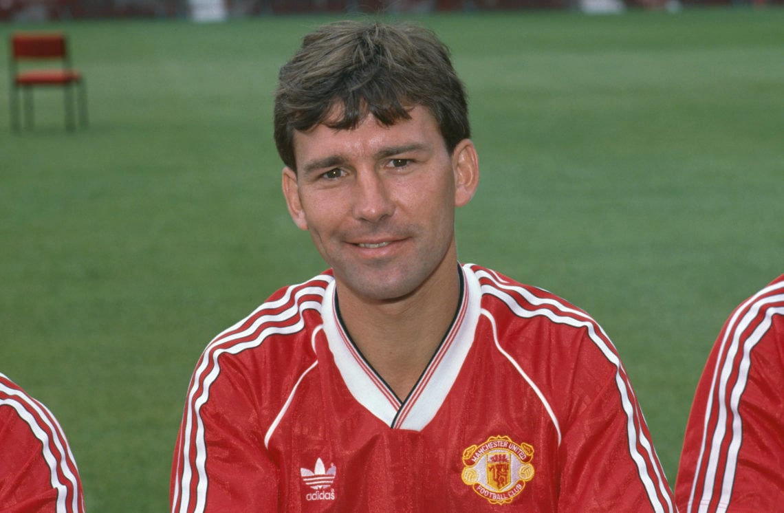Manchester United midfielder Bryan Robson, 1988.