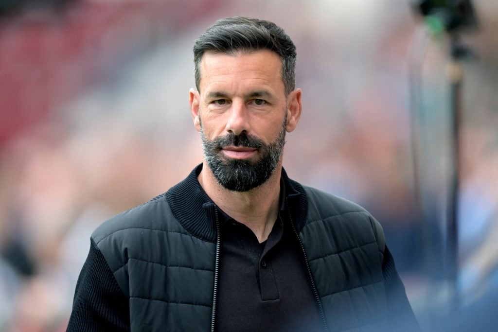 EINDHOVEN - PSV coach Ruud van Nistelrooij before the Dutch Premier League match between PSV Eindhoven and Fortuna Sittard at Phillips Stadium on...