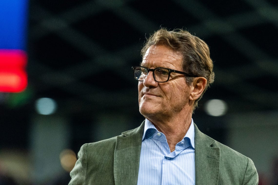 Fabio Capello of Italy managing the Red Team during a charity match for the Slovenian flood victims on September 15, 2023 in Ljubljana, Slovenia. I...