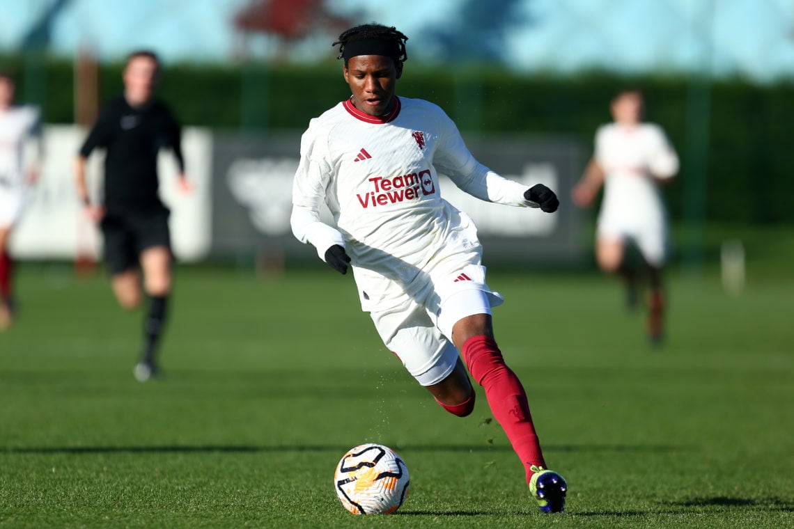 Malachi Sharpe makes first Manchester United academy appearance in 2024