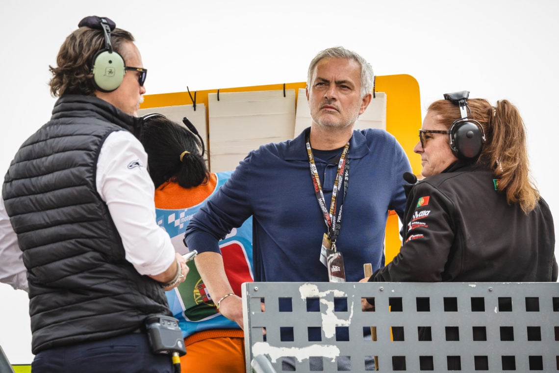 Portuguese Jose Mourinho seen during the MotoGP race of Tissot Grand Prix of Portugal on March 24, 2024, held at Algarve International Circuit in P...
