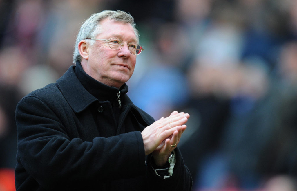 Manchester United manager Sir Alex Fergu