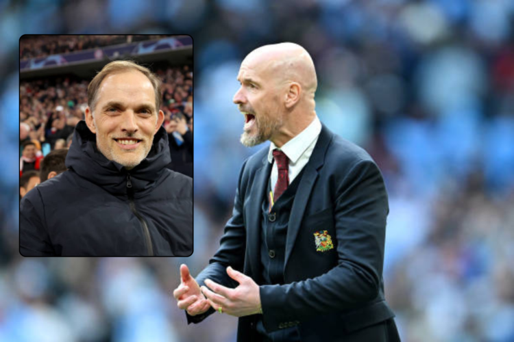 Erik ten Hag / Thomas Tuchel inset