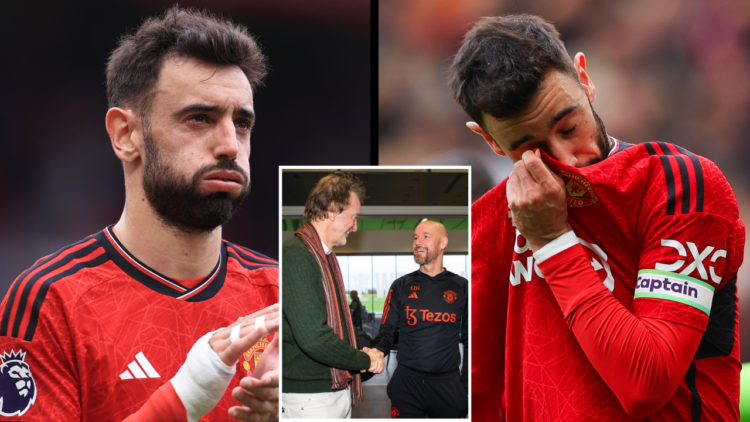 Bruno Fernandes in action during the Premier League match between Manchester United and Burnley at Old Trafford. Sir Jim Ratcliffe and Erik ten Hag...