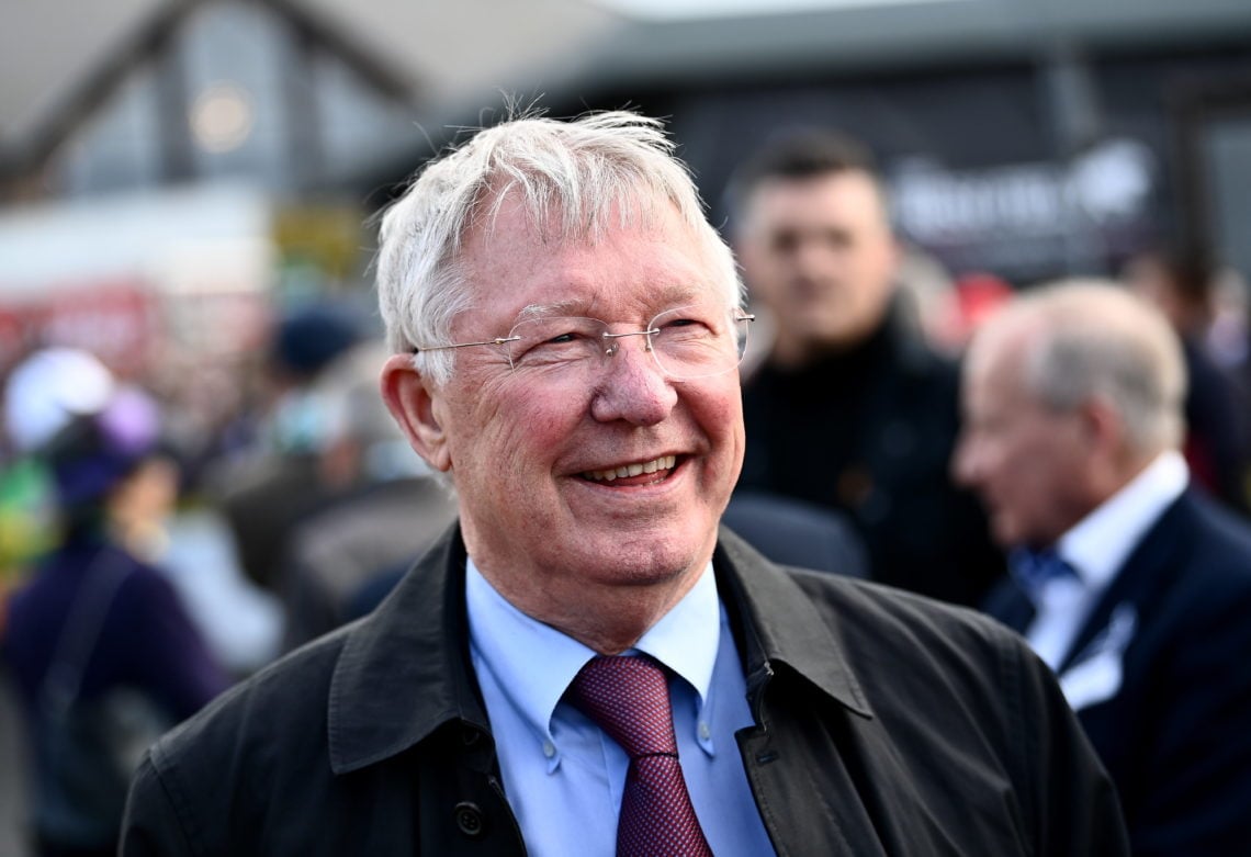 Kildare , Ireland - 27 April 2022; Sir Alex Ferguson in the parade ring before the Ladbrokes Punchestown Gold Cup during day two of the Punchestown...