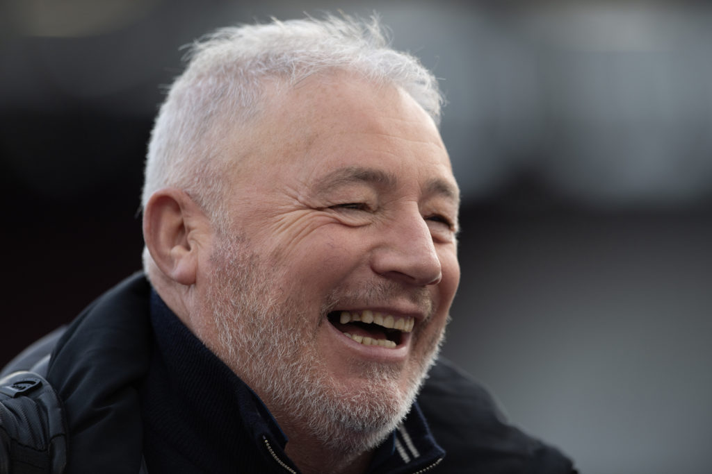 TNT Sports Commentator Ally McCoist is seen prior to the Premier League match between West Ham United and Manchester United at London Stadium on De...