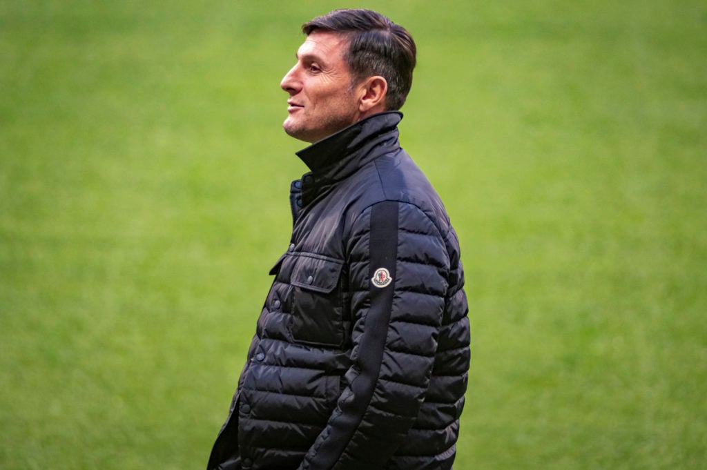 FC Internazionale Training Session And Press Conference - UEFA Champions League 2023/24
