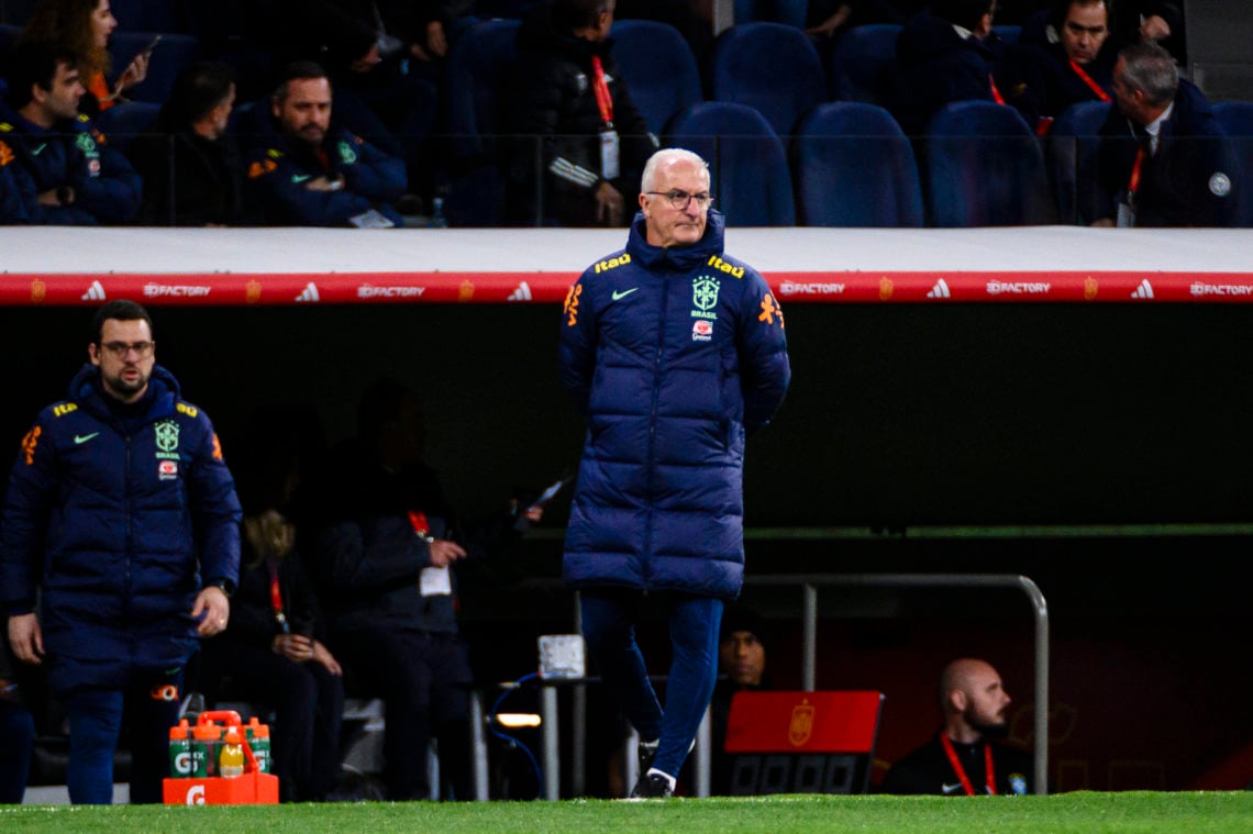 Brazil Head Coach Dorival Junior during the friendly match between Spain and Brazil at Estadio Santiago Bernabeu on March 26, 2024 in Madrid, Spain.