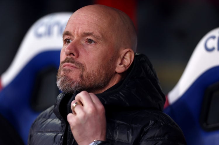 Manchester United Manager Erik ten Hag  during the Premier League match between Crystal Palace and Manchester United at Selhurst Park on May 06, 20...