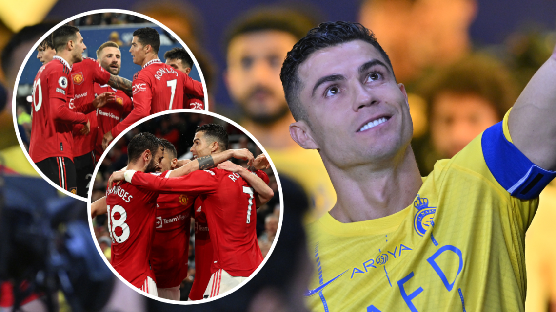 Cristiano Ronaldo of Al Nassr is seen ahead of Saudi Pro League football match between Al Nassr and Al Ittihad at the Al Awwal Park Stadium in Riya...
