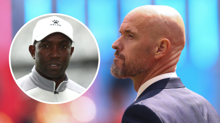 Erik ten Hag, manager of Manchester United, during the Emirates FA Cup final match between Manchester City and Manchester United at Wembley Stadium...