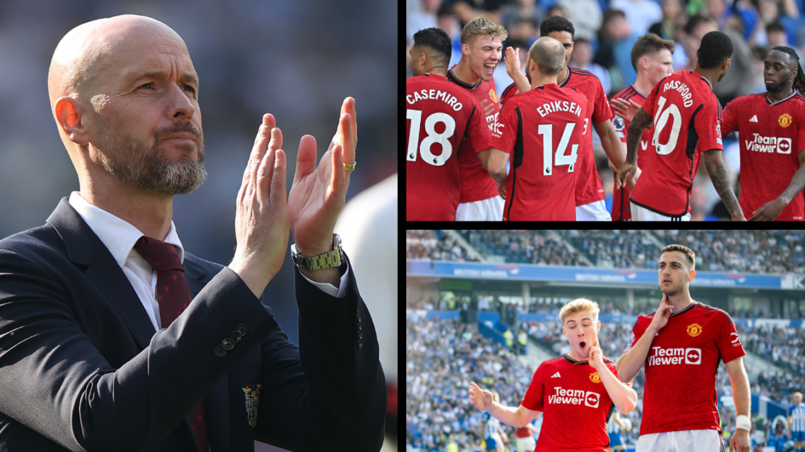 Man Utd player ratings vs Brighton, Diogo Dalot excellent but £21m star ...