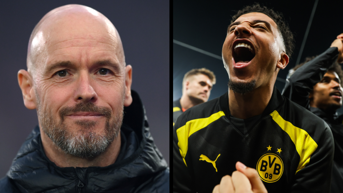 Jadon Sancho in the second-leg Champions League semi-final tie between Borussia Dortmund and Paris Saint-Germain at the Parc des Princes, featuring...