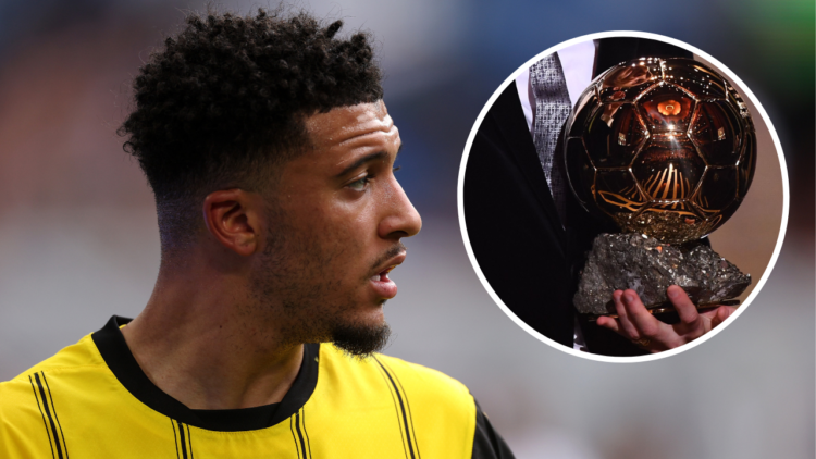 Jadon Sancho of Borussia Dortmund looks on during the Bundesliga match between Borussia Dortmund and SV Darmstadt 98 at the Signal Iduna Park on Ma...