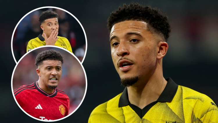 Jadon Sancho of Borussia Dortmund looks on during the UEFA Champions League semi-final second-leg match between Paris Saint-Germain and Borussia Do...