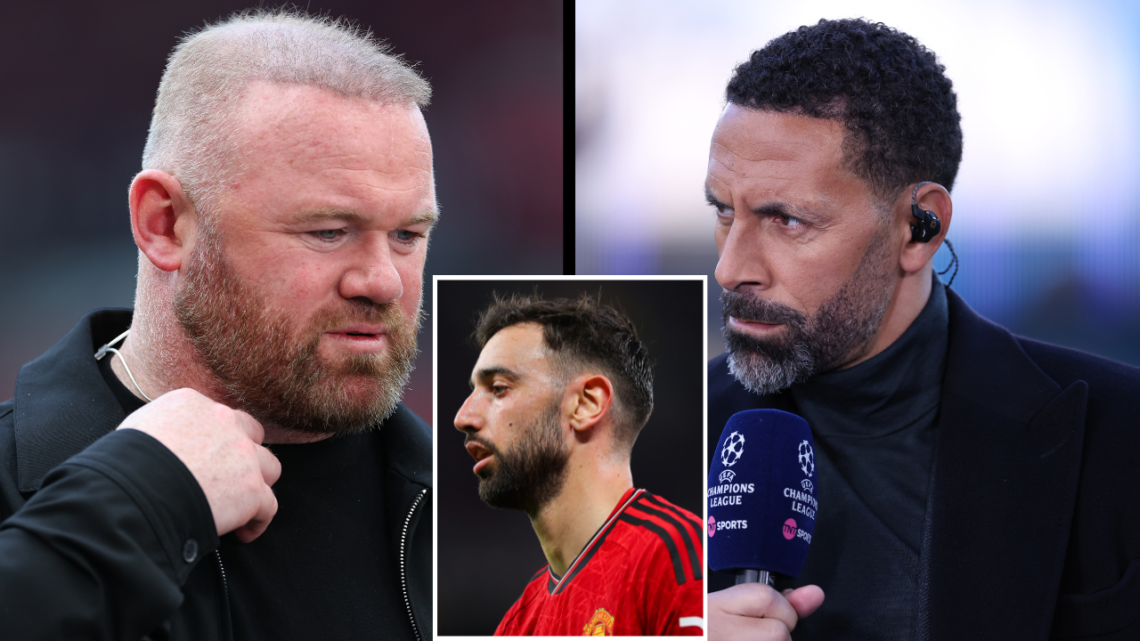 Wayne Rooney working as a pundit for Sky Sports during the Premier League match between Manchester United and Arsenal at Old Trafford. Manchester U...