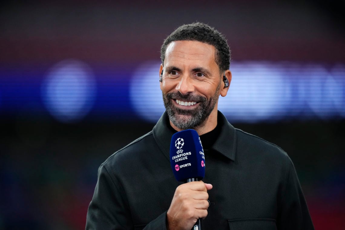 Rio Ferdinand Manchester United former player during a training session ahead of their UEFA Champions League 2023/24 final match against Real Madri...