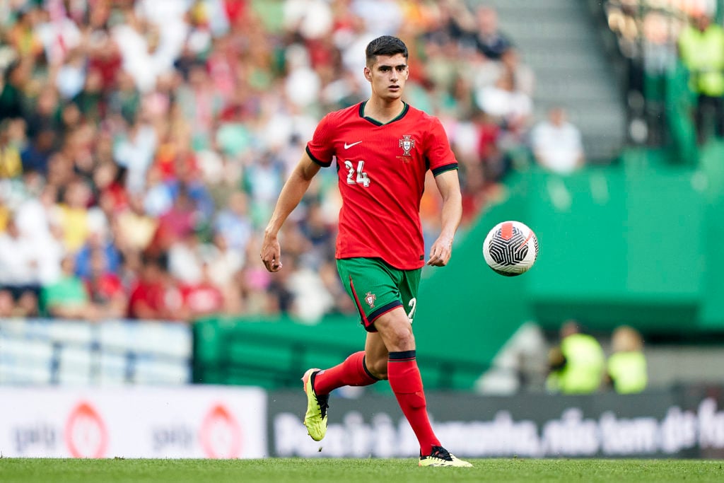 Antonio Silva of Portugal is playing during the international friendly match between Portugal and Finland at Jose Alvalade Stadium in Lisbon, Portu...