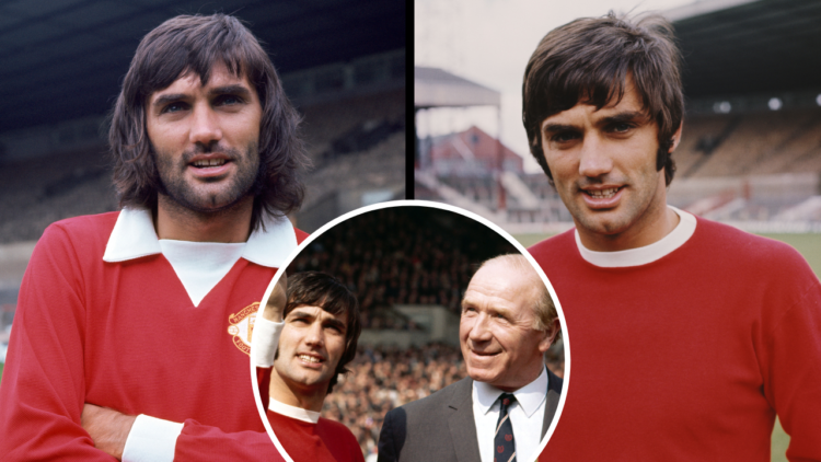 George Best of Manchester United at Old Trafford in Manchester, England, circa July 1972 (Photo by W & H Talbot Archive/Popperfoto via Getty Images...