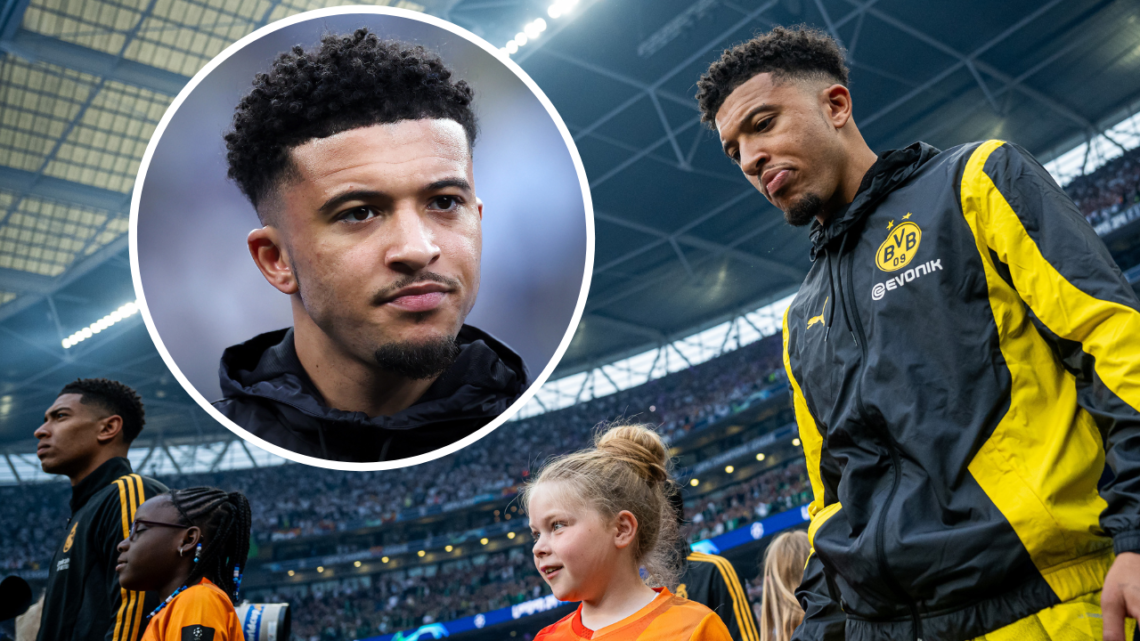 Jadon Sancho of Borussia Dortmund entering the stadium during the UEFA Champions League 2023-24 final match between Borussia Dortmund vs Real Madri...