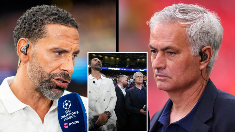 Jose Mourinho working as a pundit for TNT Sport during the UEFA Champions League 2023/24 final match between Borussia Dortmund vs Real Madrid at We...