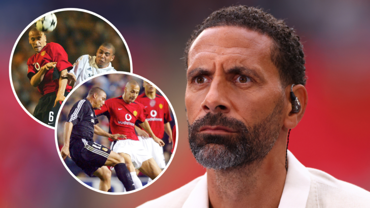 Rio Ferdinand ahead of the UEFA Champions League 2023/24 final match between Borussia Dortmund v Real Madrid at Wembley Stadium on June 1, 2024, in...