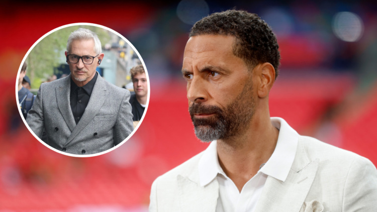 LONDON, UNITED KINGDOM - JUNE 1: Rio Ferdinand during the UEFA Champions League match between Borussia Dortmund v Real Madrid at the Wembley Stadiu...