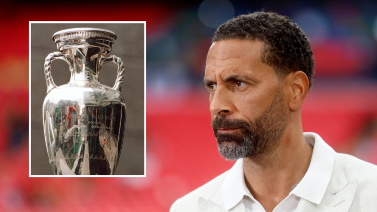 Rio Ferdinand during the UEFA Champions League match between Borussia Dortmund vs Real Madrid at Wembley Stadium on June 1, 2024, in London United ...