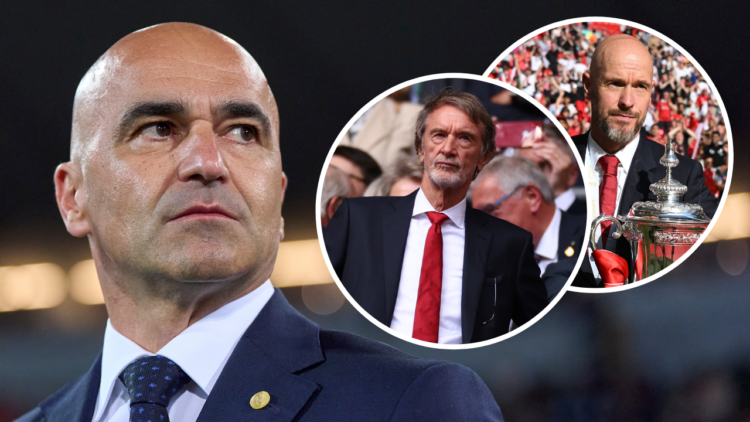 Roberto Martinez, head coach of Portugal, looks on prior to the international friendly match between Portugal and Sweden at the Estadio Dom Afonso ...