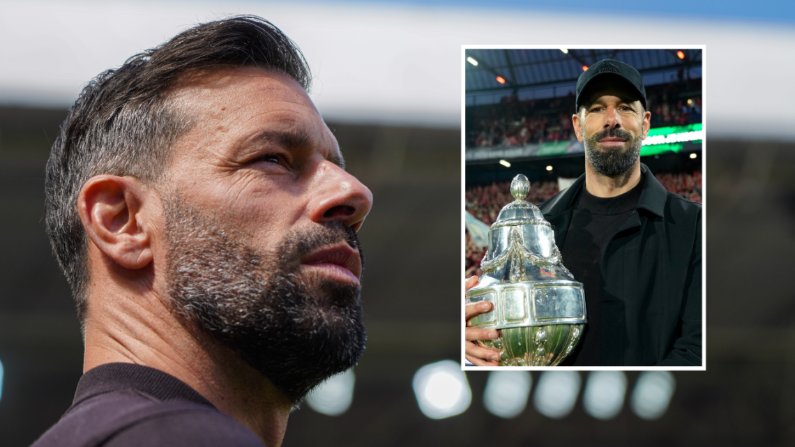 Dutch manager Ruud van Nistelrooy, formerly of PSV, looks on during the Eredivisie match between PSV and SC Heerenveen at the Philips Stadion on Ma...