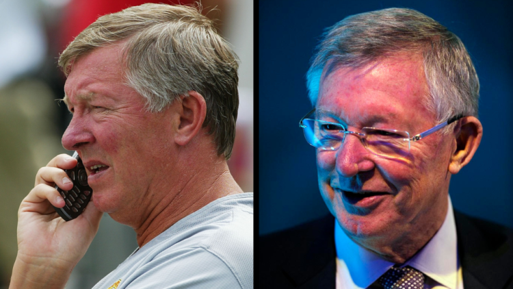 Former Manchester United head coach Sir Alex Ferguson attends the launch of the Glasgow Host City logo for UEFA Euro 2020 at the Glasgow Science Ce...