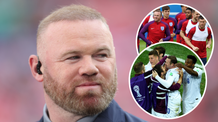 LONDON, ENGLAND - JUNE 7: Former England player Wayne Rooney during the international friendly match between England and Iceland at Wembley Stadium...