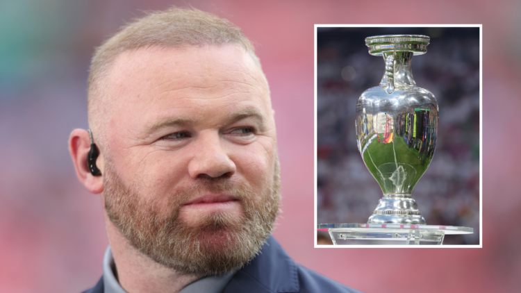 LONDON, ENGLAND - JUNE 7: Former England player Wayne Rooney during the international friendly match between England and Iceland at Wembley Stadium...