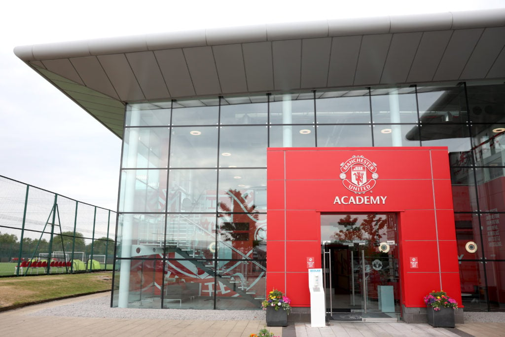 General view at Carrington Training Ground on June 17, 2023 in Manchester, England.