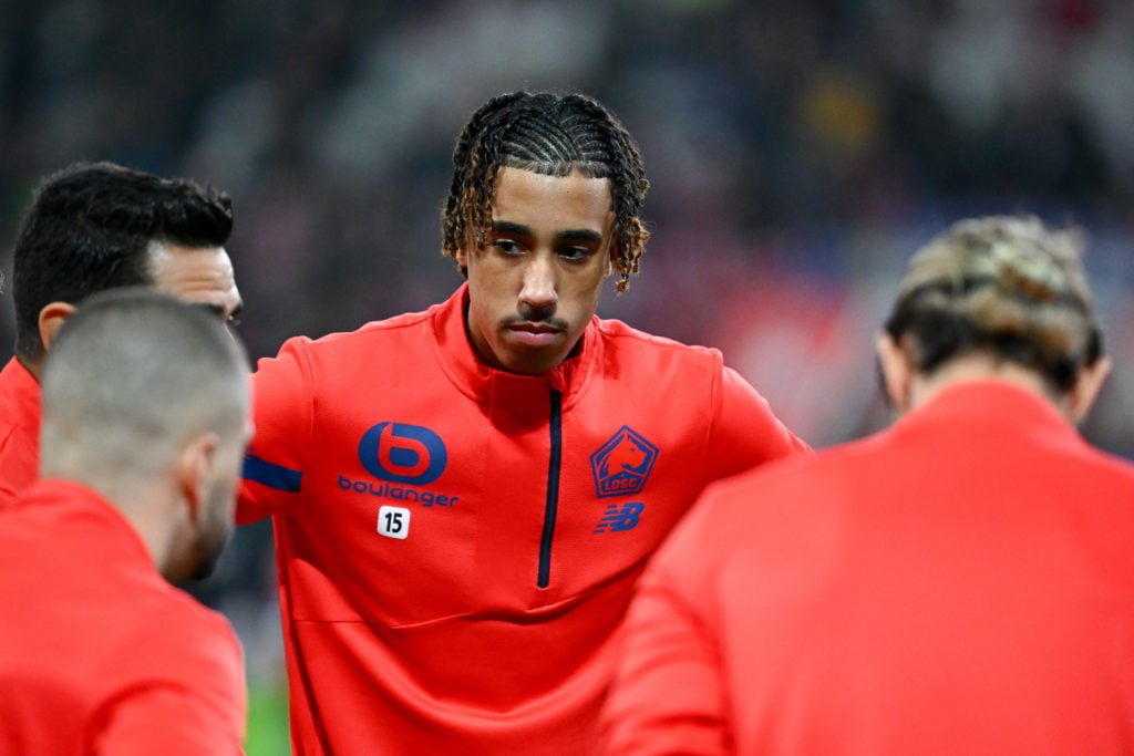 15 Leny YORO (losc) during the Ligue 1 Uber Eats match between LOSC Lille and Paris Saint-Germain Football Club at Stade Pierre Mauroy on December ...