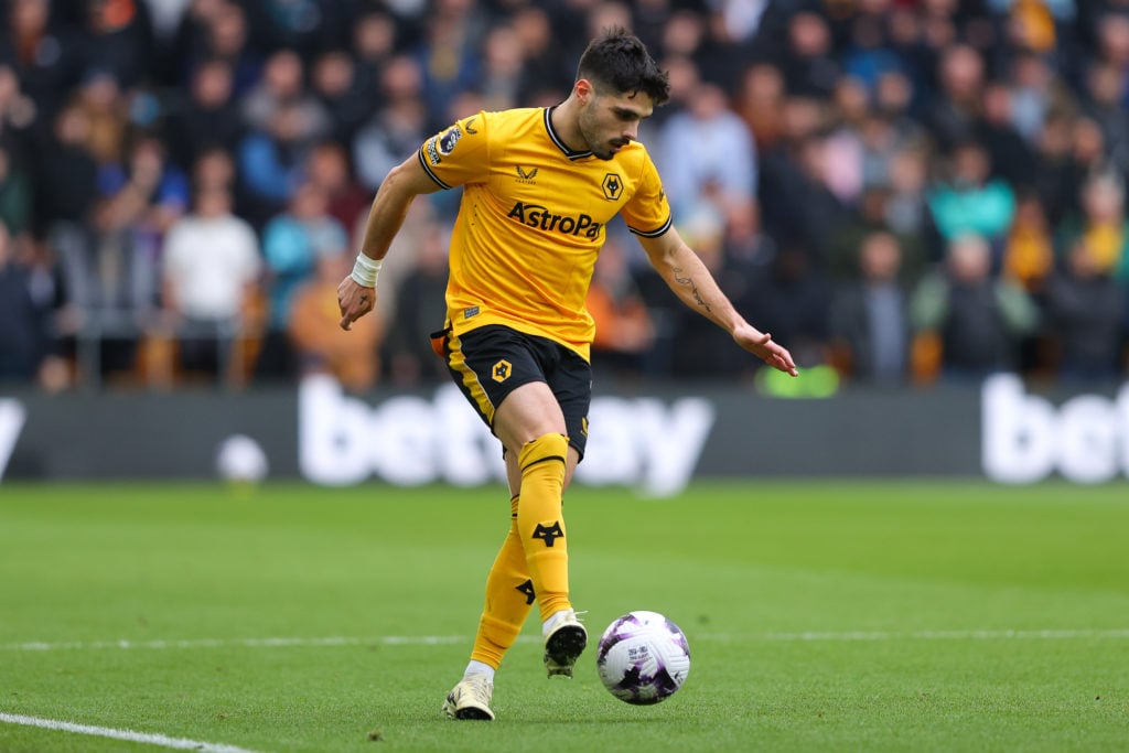 Pedro Neto of Wolverhampton Wanderers during the Premier League match between Wolverhampton Wanderers and Fulham FC at Molineux on March 09, 2024 i...