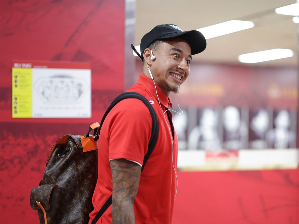 Jesse Lingard of Seoul FC smiles before the K-League match between Seoul FC and Daegu at Seoul World Cup Stadium on May 19, 2024 in Seoul, South Ko...